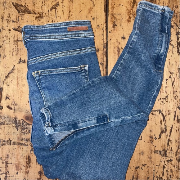 Anthropologie Pilcro and the Letterpress High Rise Skinny Jeans with Zippers 25 - Picture 8 of 8